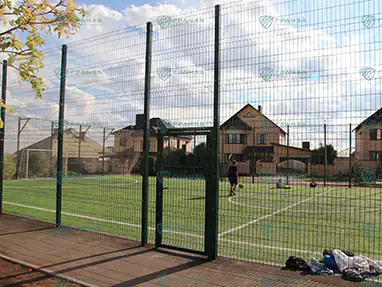 3D забор высокий