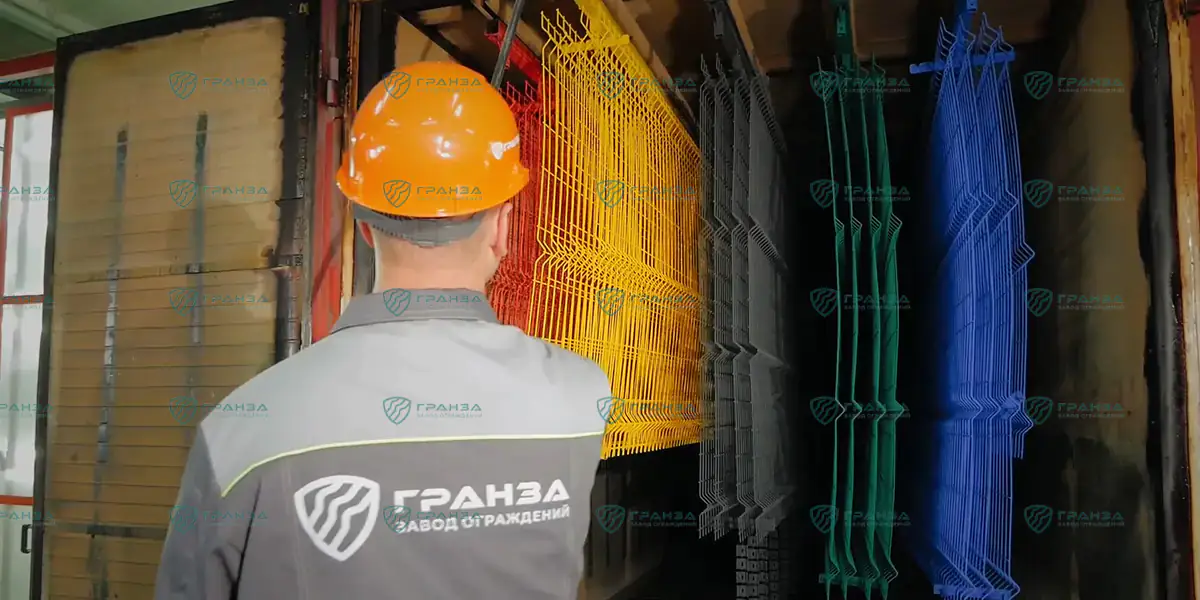 Разнообразие цветов 3Д заборов