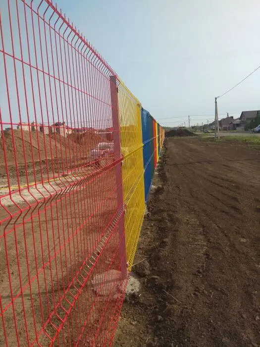 3d забор с полимерным покрытием в Казахстане