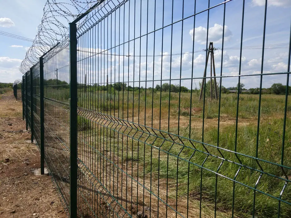 3d заборы из проволочных панелей